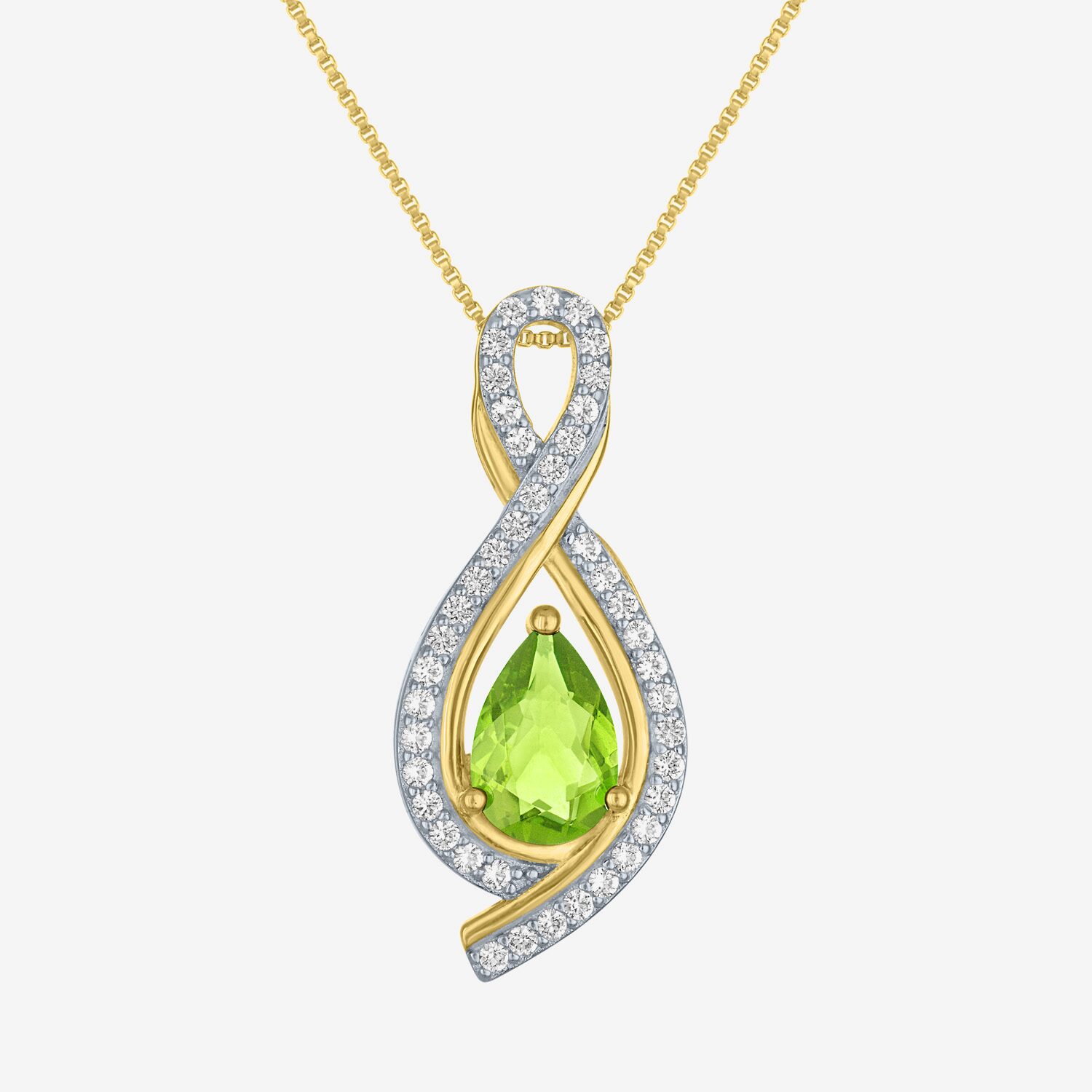 Womens Gemstone 14K Gold Over Silver 2-pc. Pear Jewelry Set