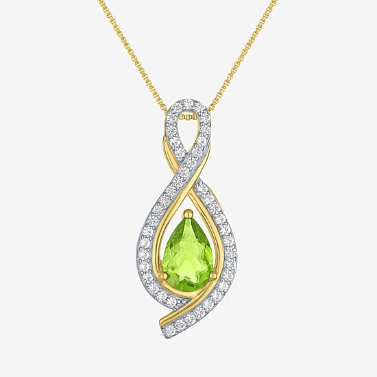 Womens Gemstone 14K Gold Over Silver 2-pc. Pear Jewelry Set