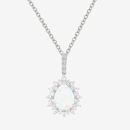 Gemstone Pear 3-pc. Pendant Necklace Set