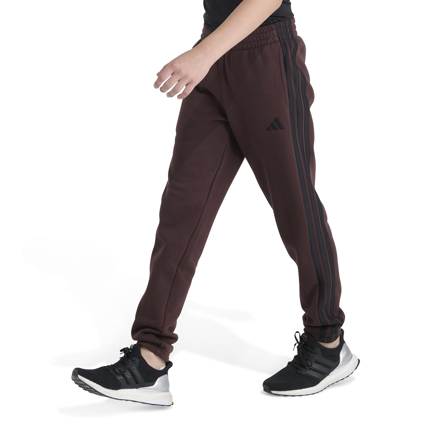 adidas Big Kid Boys DRAWSTRING WAIST Cuffed Mid Rise Regular Fit Fleece Jogger Pant
