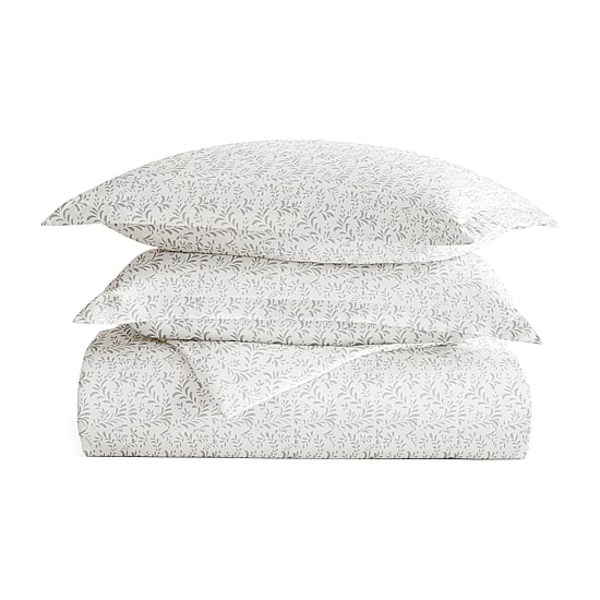 Casual Comfort Premium Ultra Soft 3-pc. Burst of Vines Print Duvet Cover Set