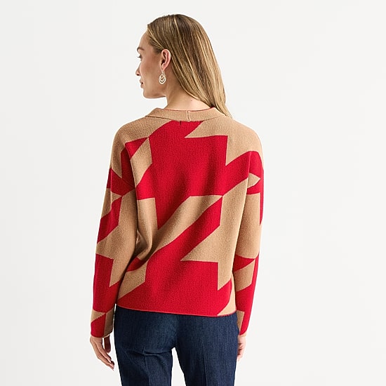 Liz Claiborne Womens Crew Neck Long Sleeve Pullover Sweater