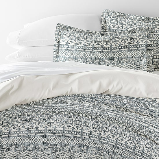 Casual Comfort Modern Rustic Pattern Oversized Reversible Duvet Cover Set