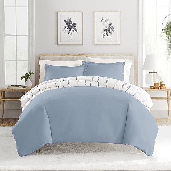 Casual Comfort Urban Vibe Pattern Oversized Reversible Duvet Cover Set
