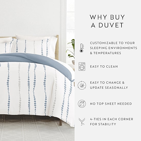 Casual Comfort Urban Vibe Pattern Oversized Reversible Duvet Cover Set