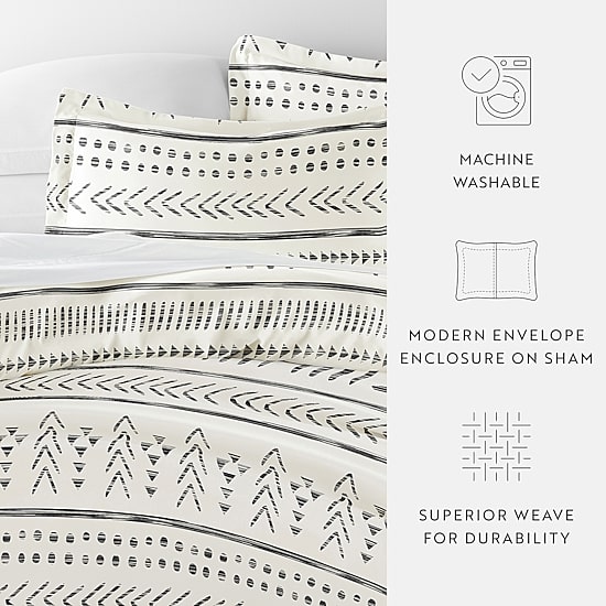 Casual Comfort Arrow Dreams Patterned Duvet Cover Set