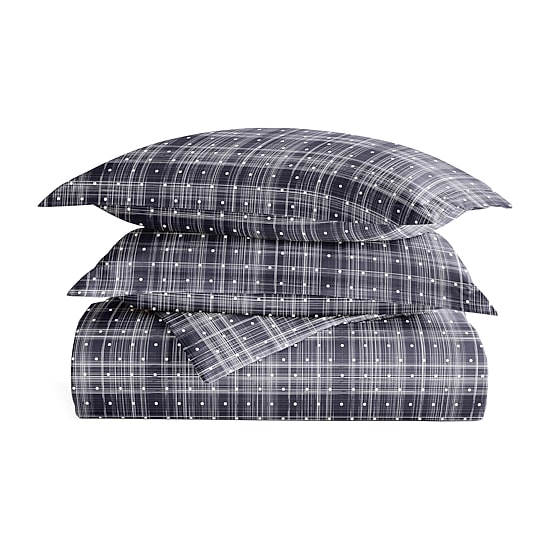Casual Comfort Premium Ultra Soft Polka Dot Pattern Duvet Cover Set