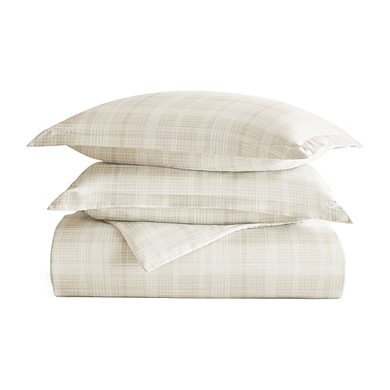 Casual Comfort™ Premium Ultra Soft Thatch Pattern Duvet Cover Set