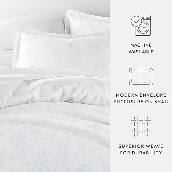 Casual Comfort™ Premium Ultra Soft Vine Pattern Duvet Cover Set