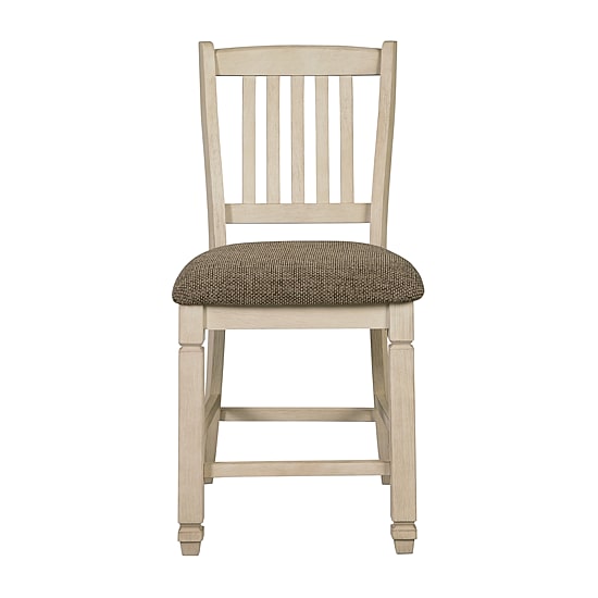 Signature Design by Ashley® Roanoke Set of 2 Upholstered Counter Height Stools