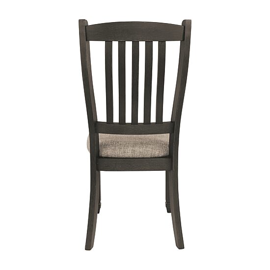 Signature Design by Ashley® Set of 2 Hilton Slatted-Back Upholstered Dining Side Chairs