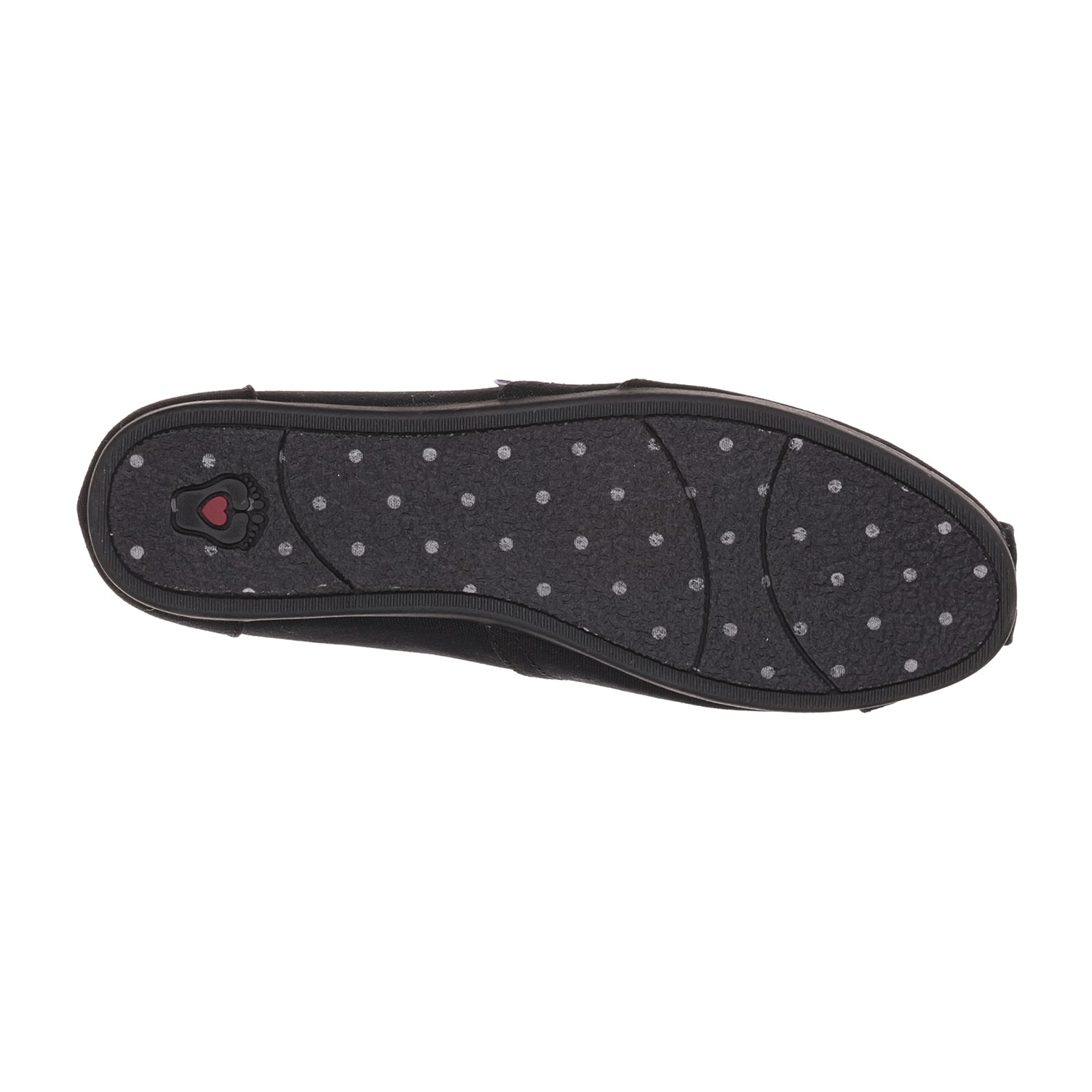 Skechers Bobs Plush Peace And Love Womens Round Closed Toe Slip-On Shoe