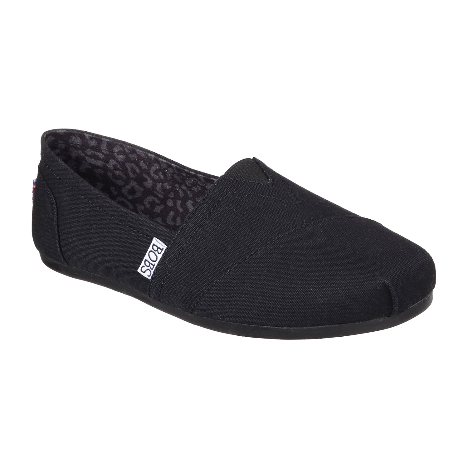Skechers Bobs Plush Peace And Love Womens Round Closed Toe Slip-On Shoe
