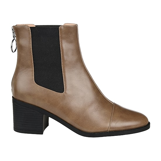 Journee Collection Womens Nigella Stacked Heel Booties