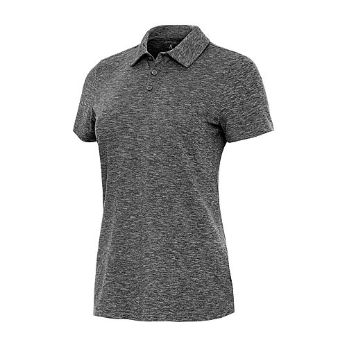 Antigua Matter Womens Golf Short Sleeve Polo Shirt, Large, Black