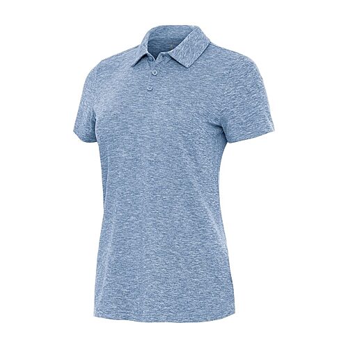 Antigua Matter Womens Golf Short Sleeve Polo Shirt, X-large, Blue