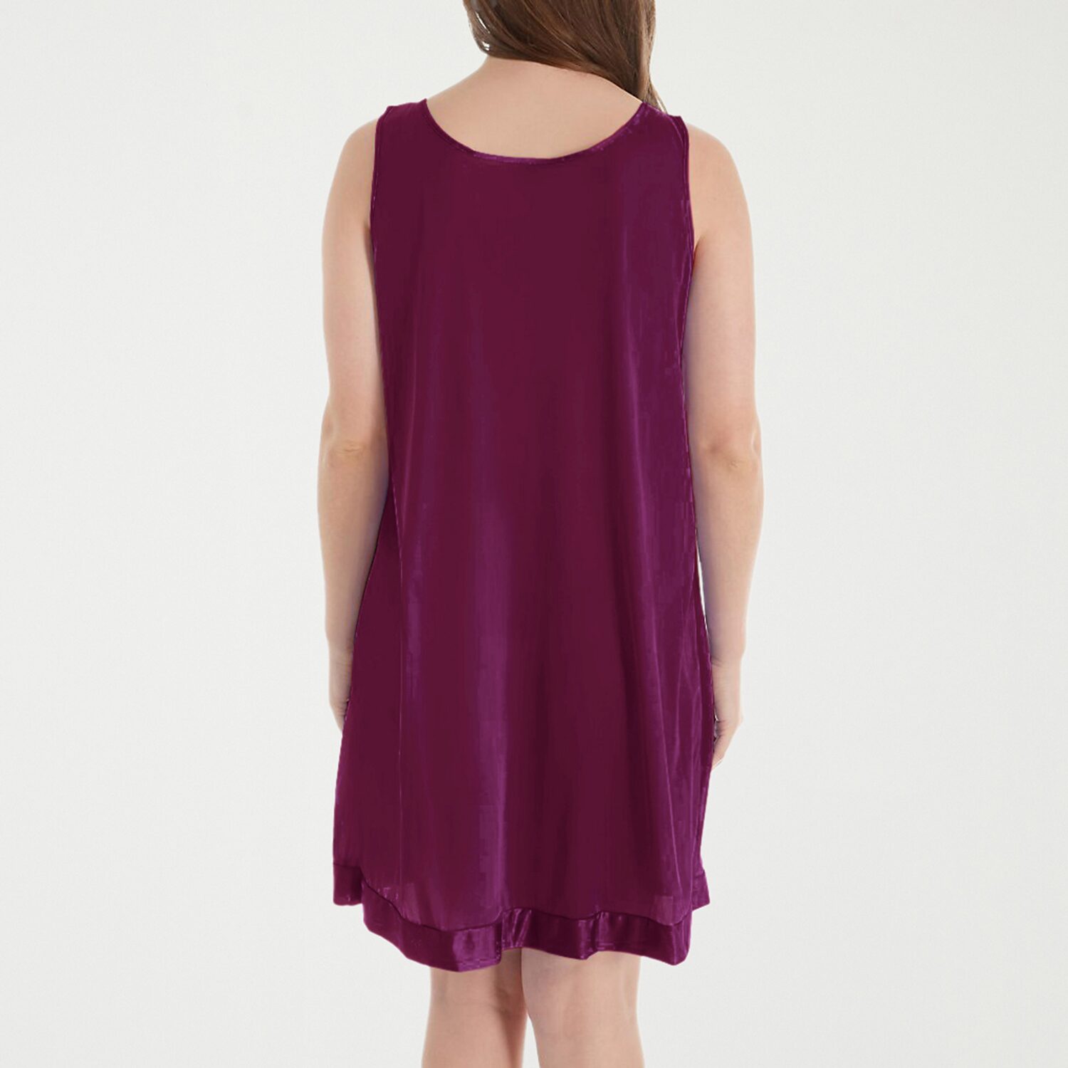 Exquisite Form Womens Sleeveless V Neck Nightgown