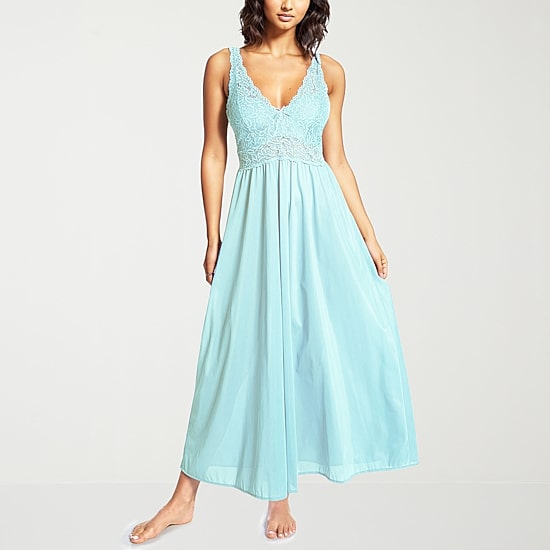 Exquisite Form Womens Sleeveless V Neck Nightgown