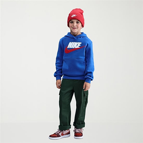Nike Club Big Kid Unisex Long Sleeve Active Hoodie