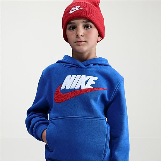 Nike Club Big Kid Unisex Long Sleeve Active Hoodie