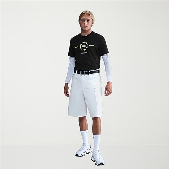 Nike Mens Crew Neck Short Sleeve Regular Fit Graphic T-Shirt