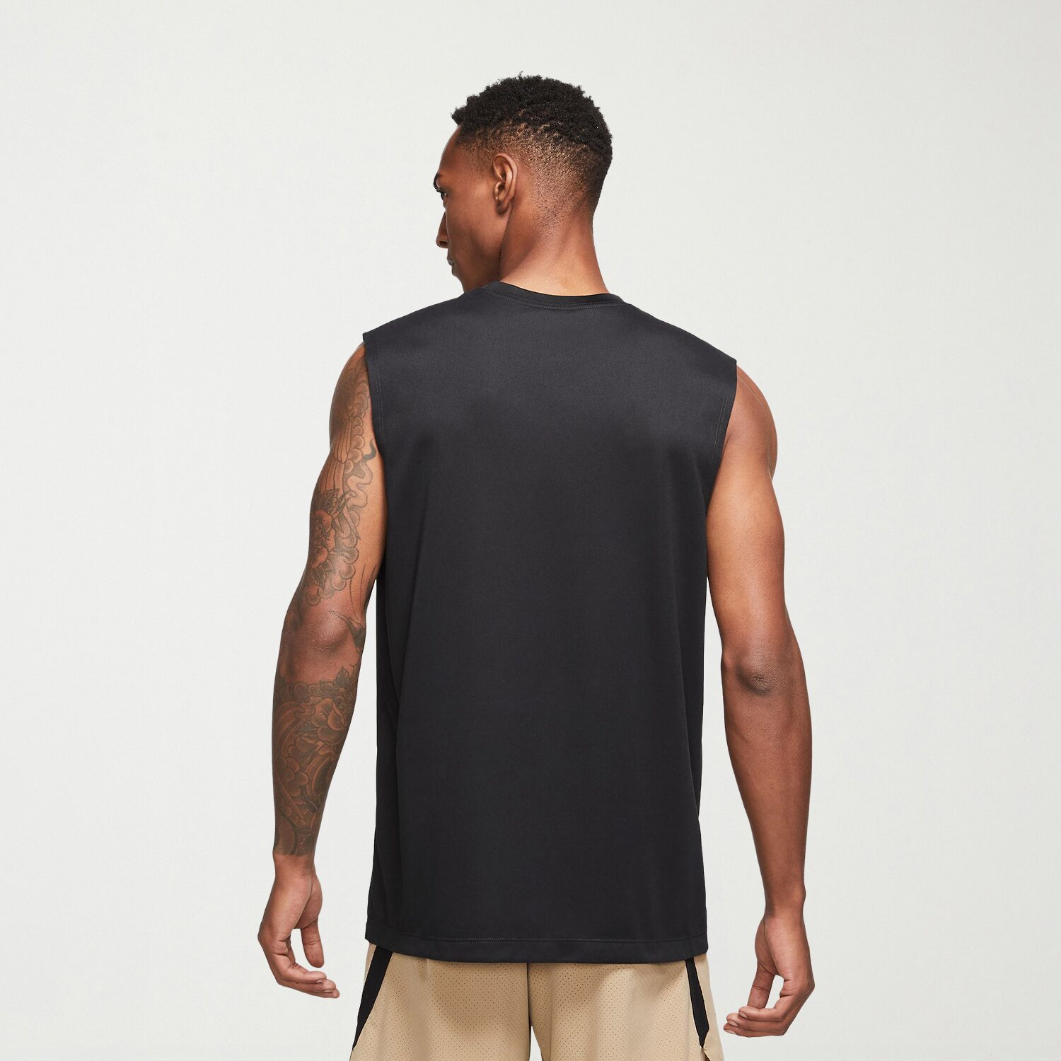Nike Mens Crew Neck Sleeveless Muscle T-Shirt