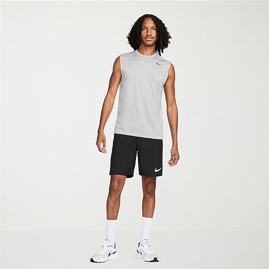 Nike Mens Crew Neck Sleeveless Muscle T-Shirt