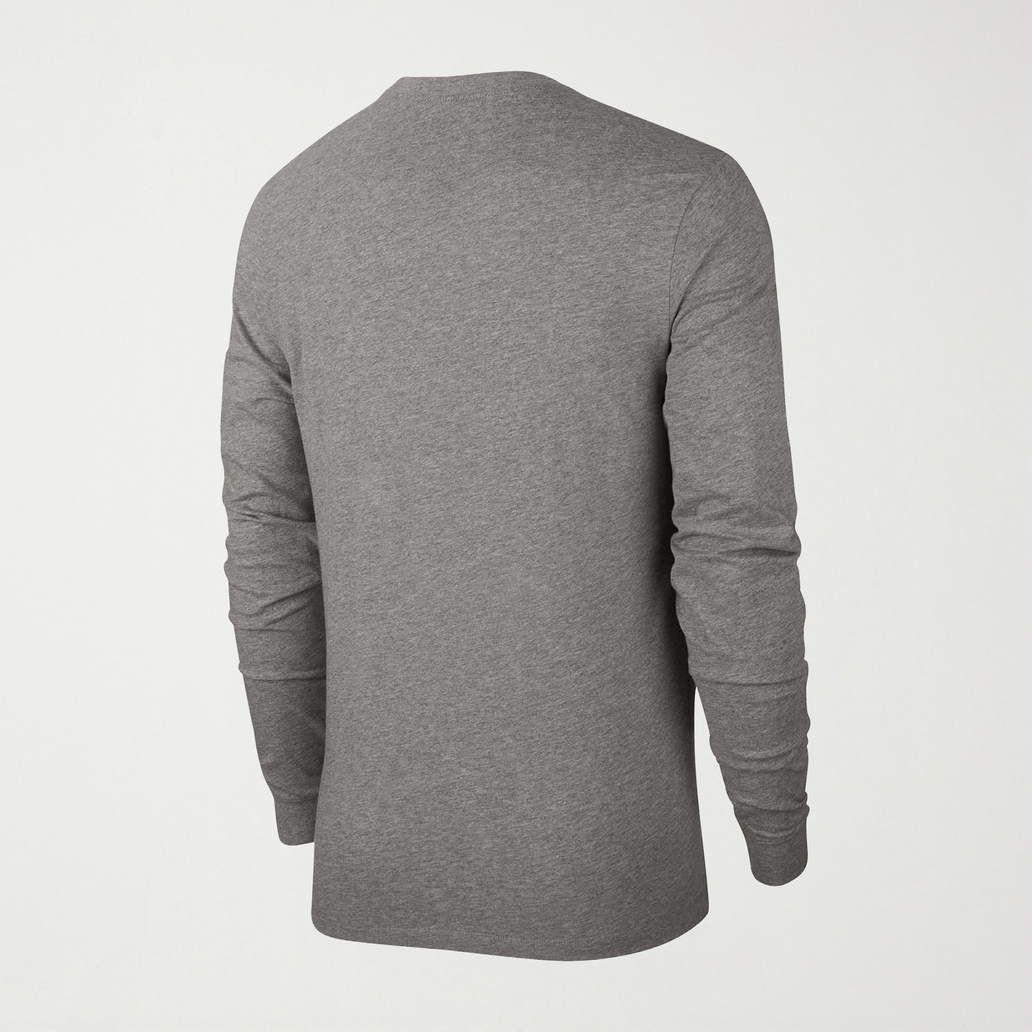 Nike Sportswear Club Mens Crew Neck Long Sleeve Quick Dry Embroidered Active T-Shirt