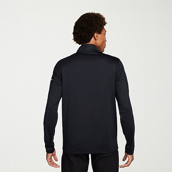 Nike Mens Mock Neck Long Sleeve Active Quarter-Zip Pullover