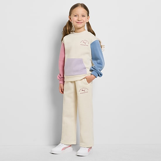 PUMA Little Girls Fleece 2-pc. Pant Set