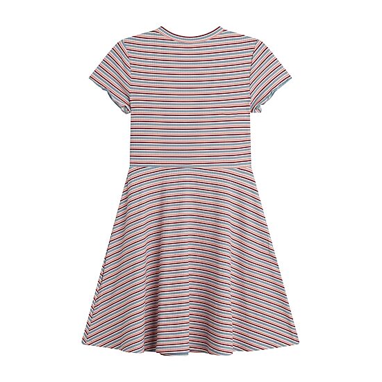 Knit Works Little & Big Kid Girls Drop Shoulder Striped 2-pc. Dress Set