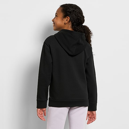 PUMA Big Kid Girls Long Sleeve Fleece Active Hoodie
