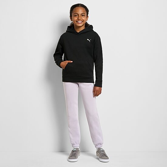 PUMA Big Kid Girls Long Sleeve Fleece Active Hoodie