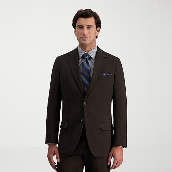 Haggar JMH Tailored Prominent Twill Mens Modern Fit Suit Jacket