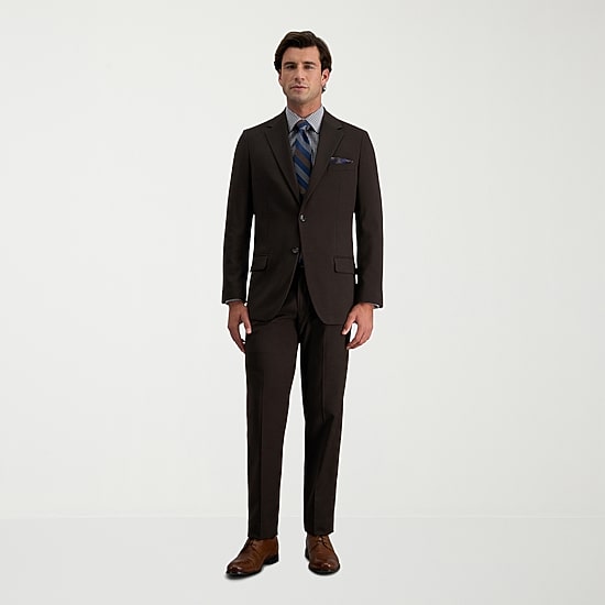 Haggar JMH Tailored Prominent Twill Mens Stretch Fabric Modern Fit Flat Front Suit Pant