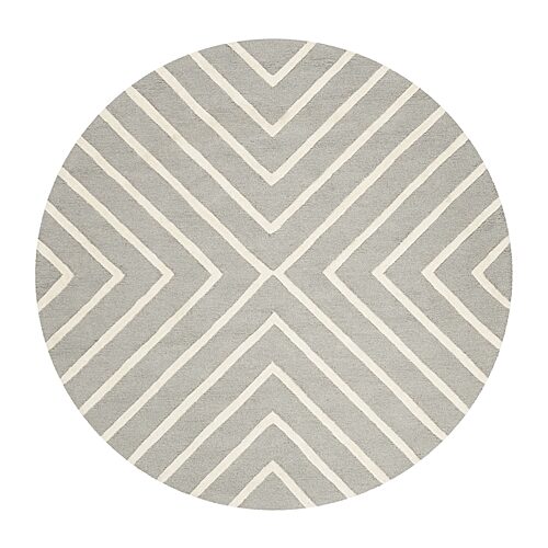 Safavieh Kids Collection Seachlann Geometric Round Area Rug, One Size, Multiple Colors
