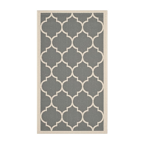 Safavieh Courtyard Collection Amias Geometric Indoor/Outdoor Area Rug
