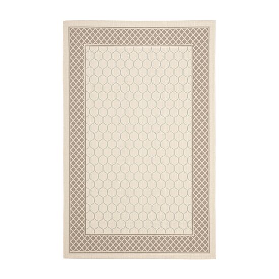 Safavieh Courtyard Collection Amilia Geometric Indoor/Outdoor Area Rug