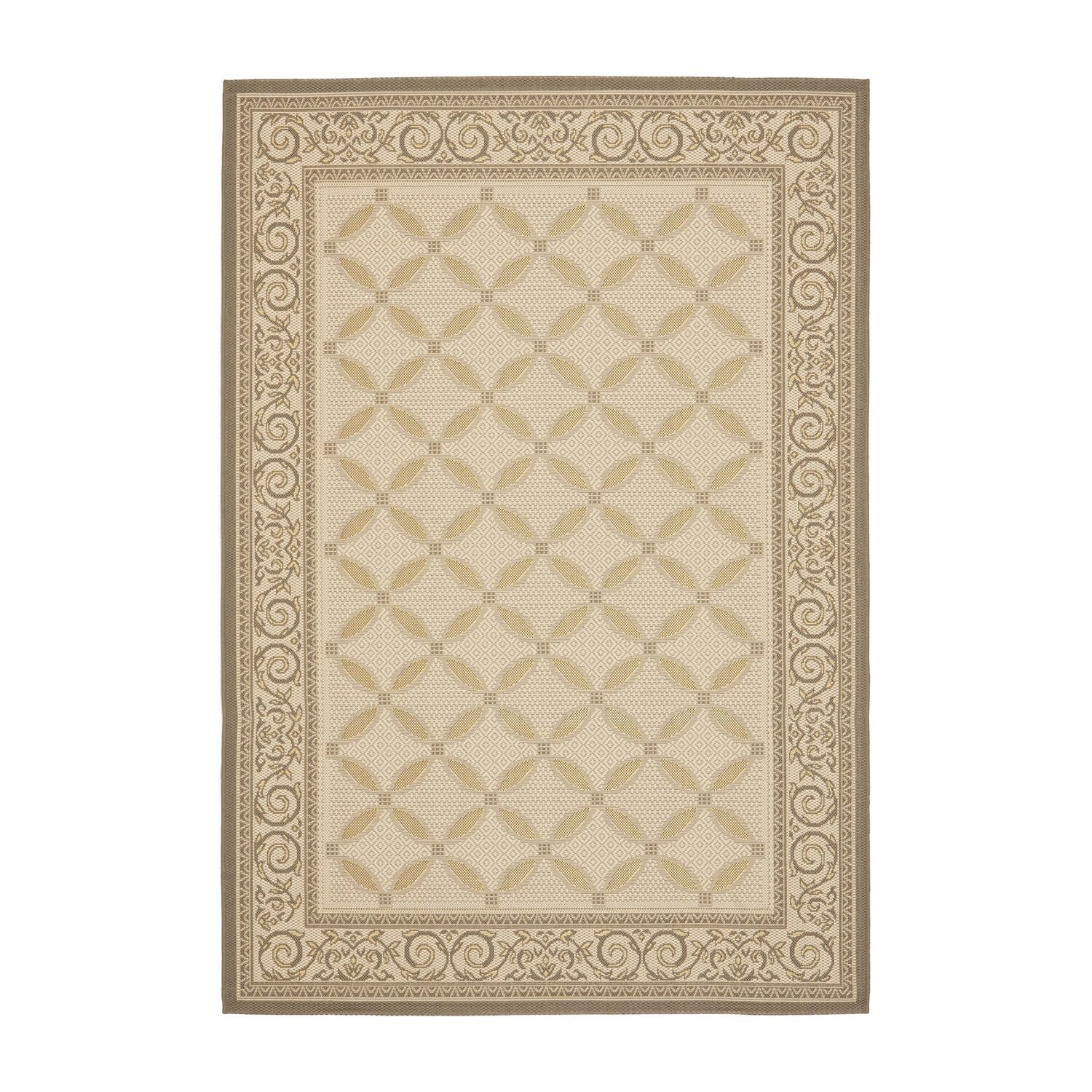 Safavieh Courtyard Collection Anima Geometric Indoor/Outdoor Area Rug