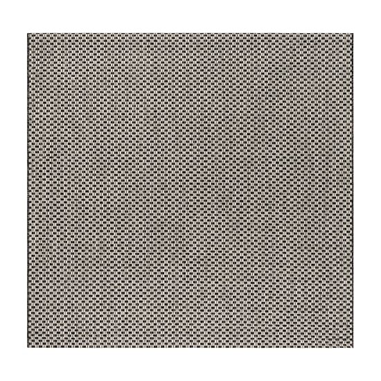 Safavieh Courtyard Collection Blanca Geometric Indoor/Outdoor Square Area Rug