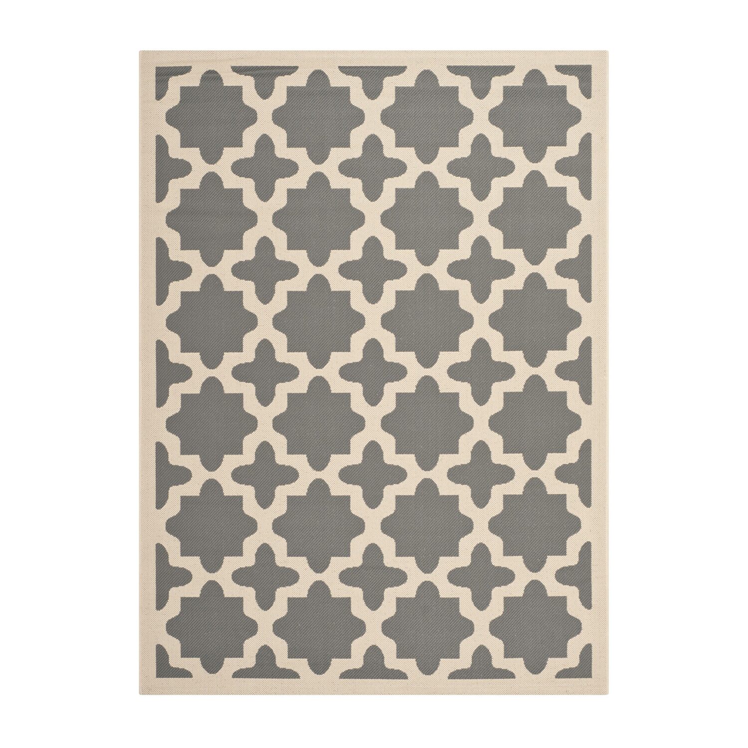 Safavieh Courtyard Collection Bokhara Geometric Indoor/Outdoor Area Rug