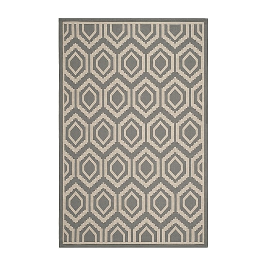 Safavieh Courtyard Collection Carmella Geometric Indoor/Outdoor Area Rug