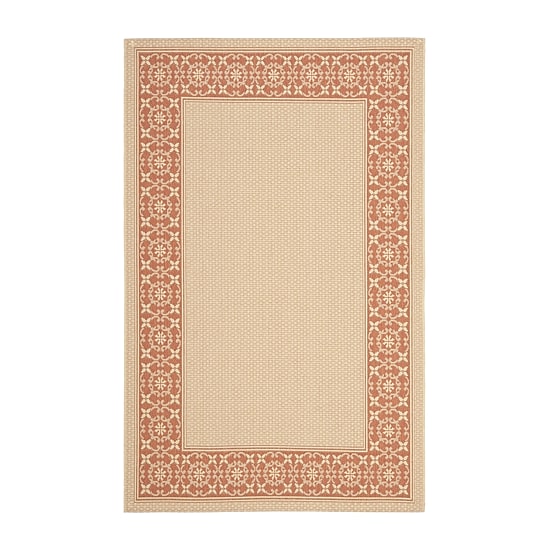 Safavieh Courtyard Collection Chao Floral Indoor/Outdoor Area Rug
