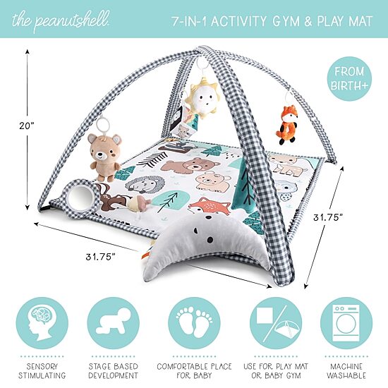 The Peanutshell Woodland Baby Activity Center