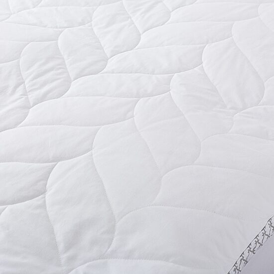 Waverly Cotton Quilted Dual Chamber 1.5 In Feather Topper