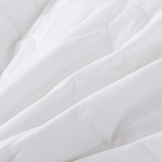 Waverly Cotton Quilted Dual Chamber 1.5 In Feather Topper