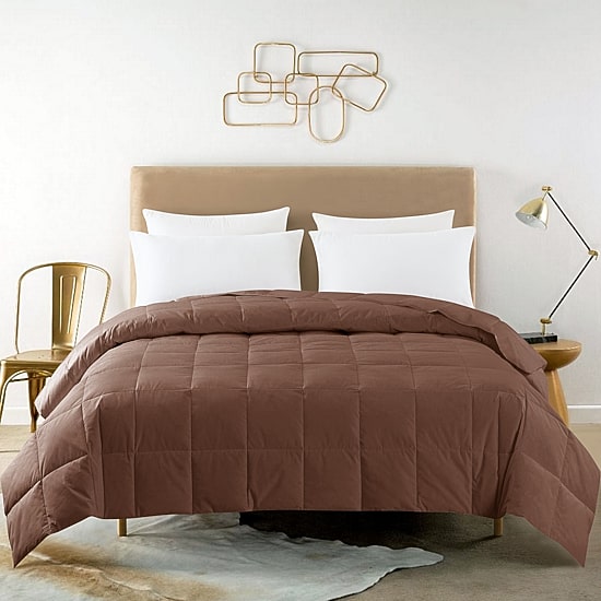 St. James Home Constance 233 Thread Count White Duck Down Blanket