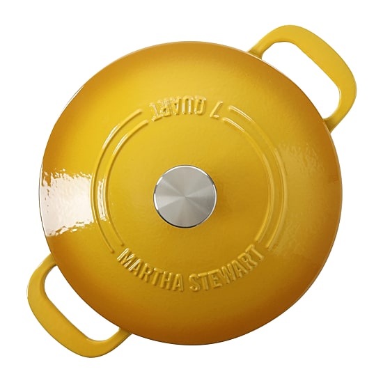Martha Stewart Cast Iron 7-qt. Dutch Oven