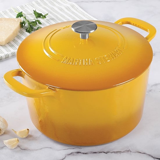 Martha Stewart Cast Iron 7-qt. Dutch Oven