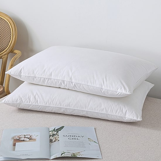 St. James Home Fleece & Feather Wool Surround With Feather Core Pillow